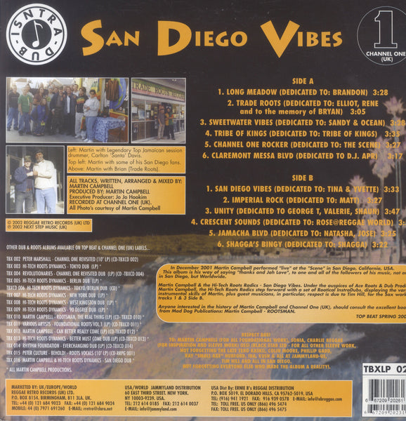 MARTIN CAMPBELL & HI TECH ROOTS RADICS [San Diego Vibes]