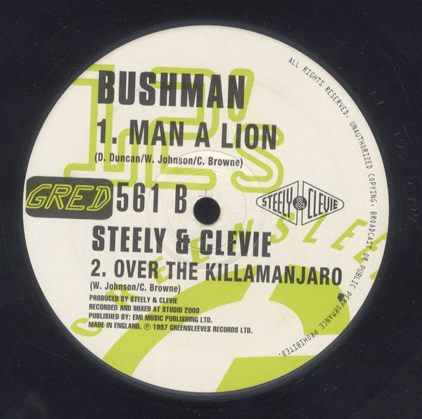 BUSHMAN [Rude Boy Life / Rude Boy Dub // Man A Lion / Over The Killamanjaro]