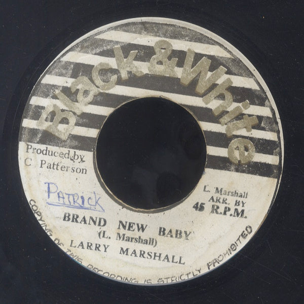 LARRY MARSHALL / KING TUBBY'S [Brand New Baby ]