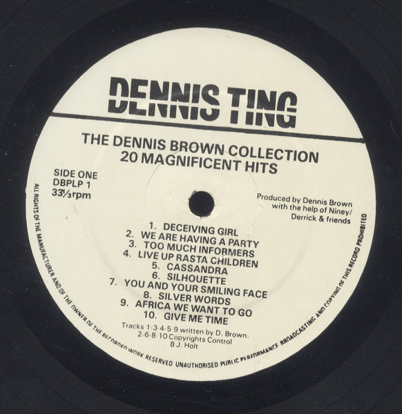 DENNIS BROWN [The Dennis Brown Collection 20 Magnificent Hits]