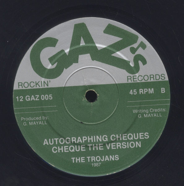 THE TROJANS [Gaelic Ska / Autographing Cheques]