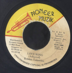 ROBBIE VALENTINE [Love Song]