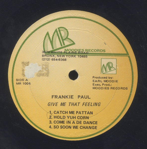 FRANKIE PAUL [Give Me That Feeling]