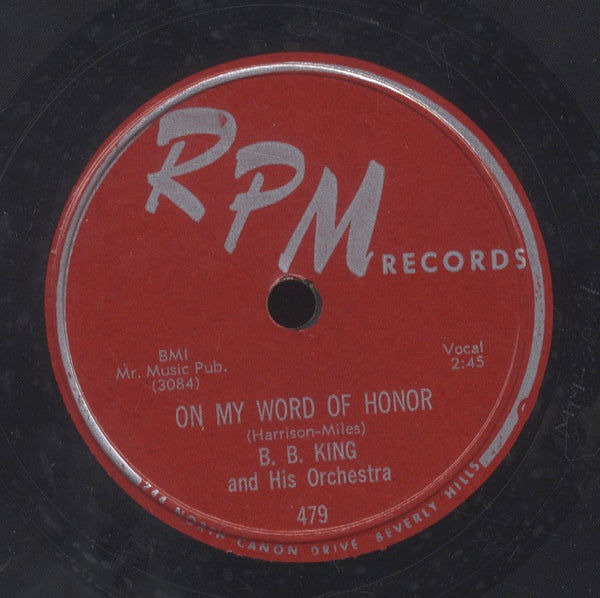 B B KING [On My Word Of Honour / Bim Bam]