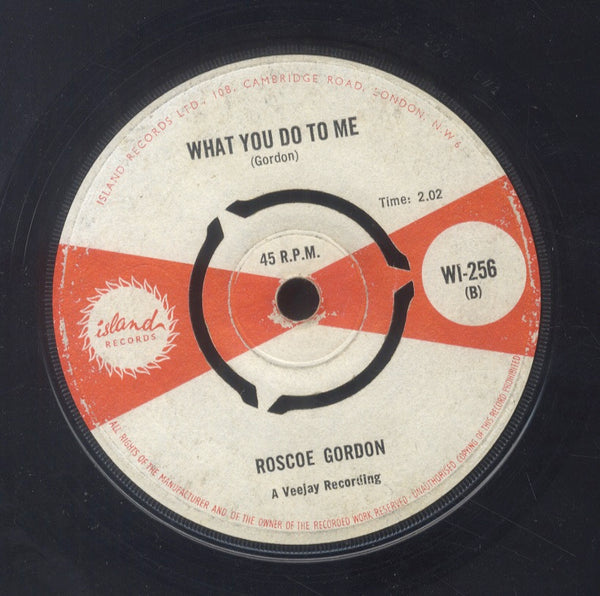 ROSCOE GORDON [Surely I Love You / What You Do To Me]