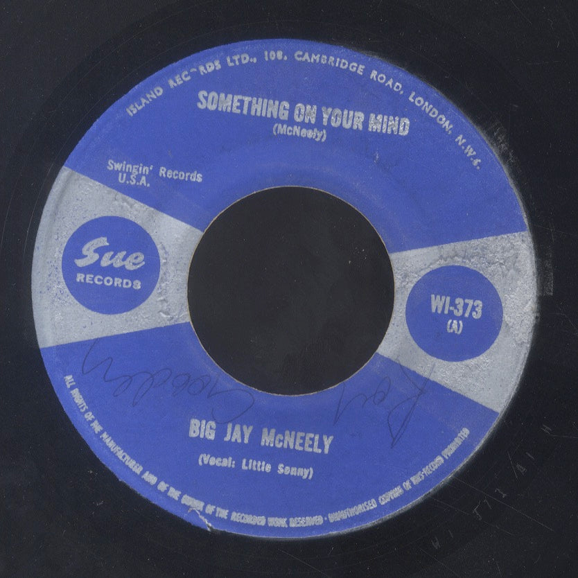 BIG JAY MCNEELY [Something On Your Mind / Back Shack Track]