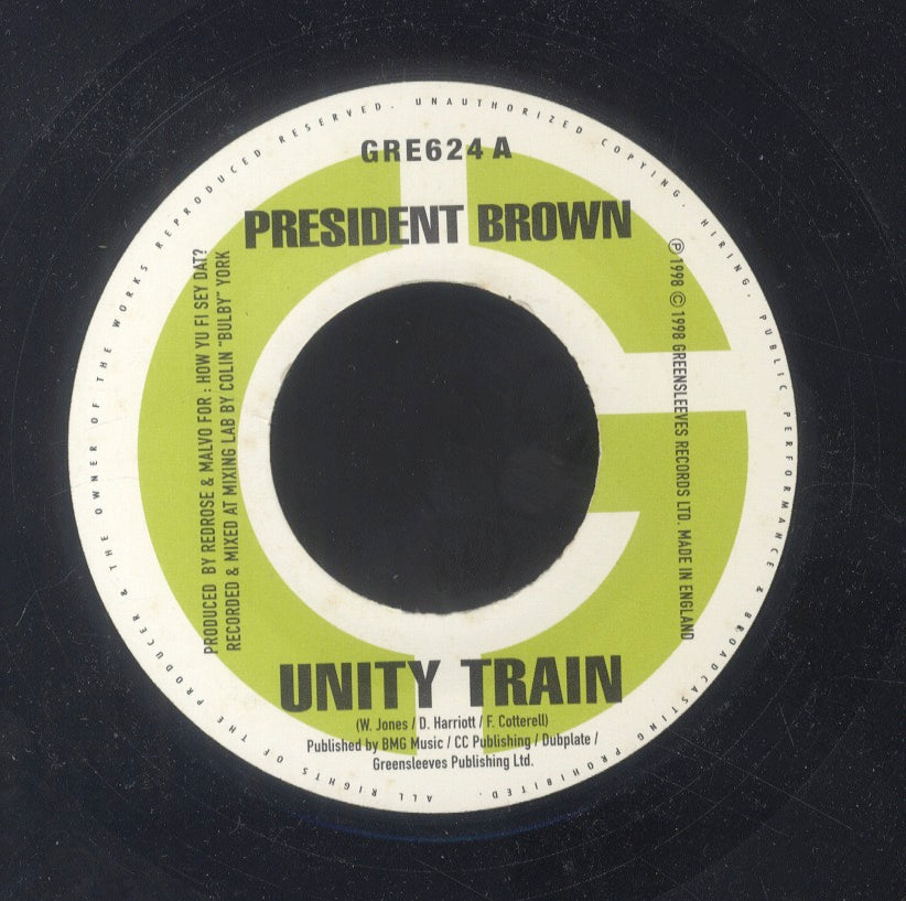 PRESIDENT BROWN  / NATURAL BLACK [Unity Train / Beat & Shoot]