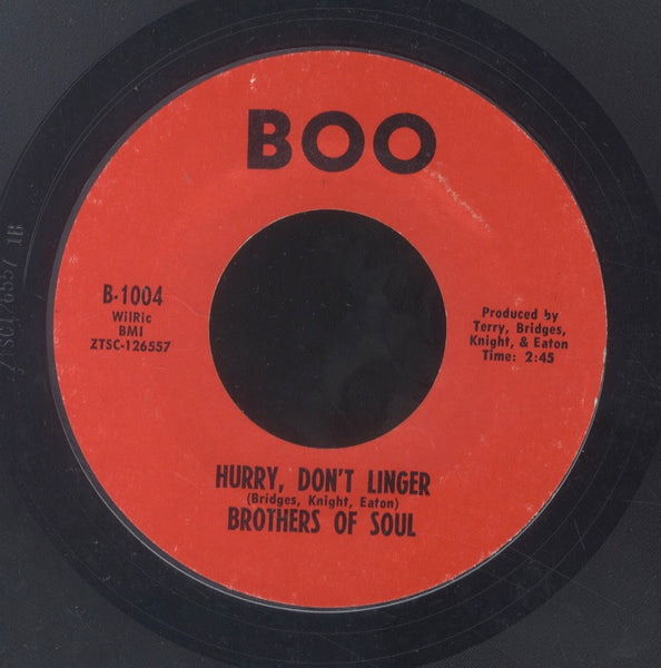 BROTHERS OF SOUL [I Guess Don't Make Me A Loser / Harry Don't Linger ]