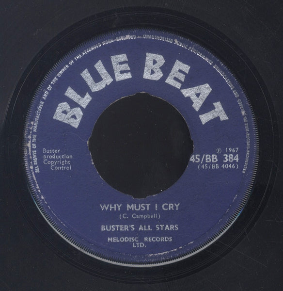 PRINCE BUSTER ( H. LEWIS) [Take It Easy / Why Must I Cry]