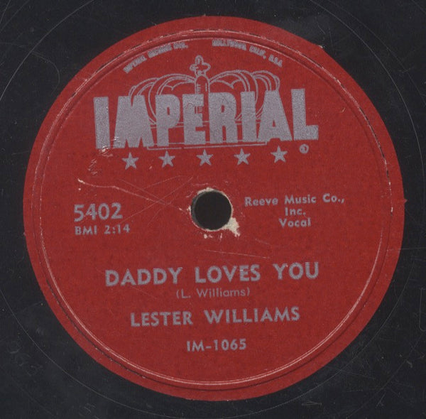 LESTER WILLIAMS [Mcdonald's Daughter / Daddy Loves You ]