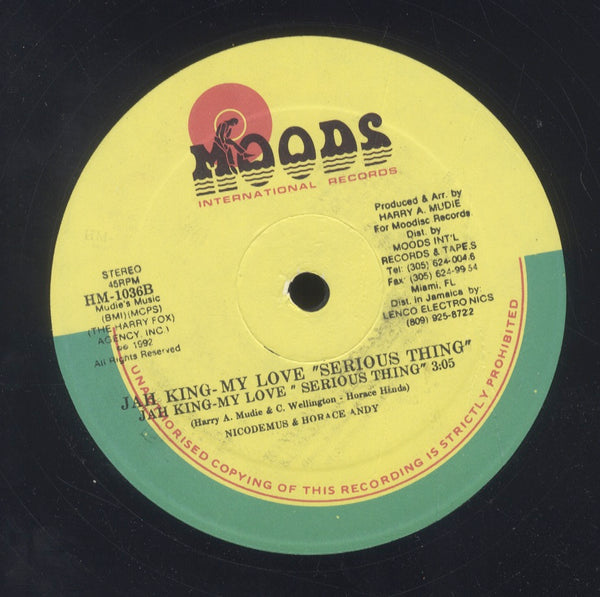 NICO DEMUS / NICODEMUS - HORACE ANDY [Jah A King Of Kings / Jah King My Love"Serious Thing"]