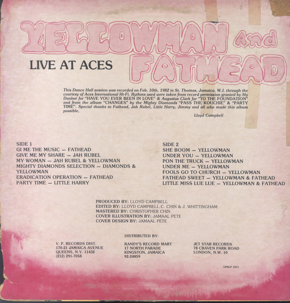 YELLOWMAN & FAT HEAD [Live At Aces]