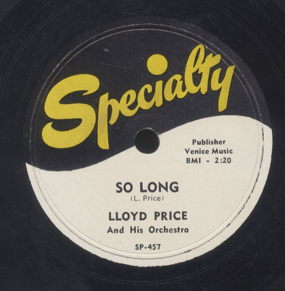 LLOYD PRICE [Whats The Matter Now? / So Long]