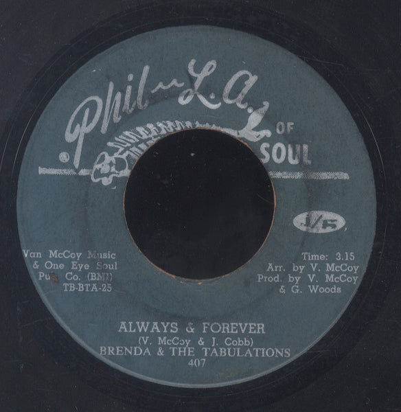BRENDA & THE TABULATIONS [Right On The Tip Of My Tongue / Always & Forever]