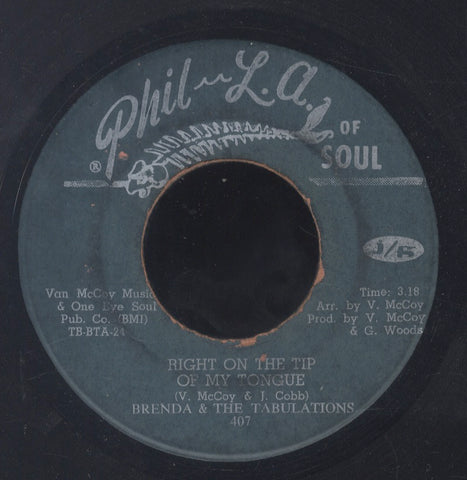 BRENDA & THE TABULATIONS [Right On The Tip Of My Tongue / Always & Forever]