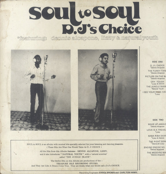 V. A (DENNIS ALCAPONE. LIZZY. NATURAL YOUTH) [Soul To Soul Dj's Choice]