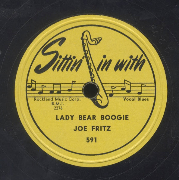 JOE FRITZ [I've Tried Not To Love You / Lady Bear Boogie]