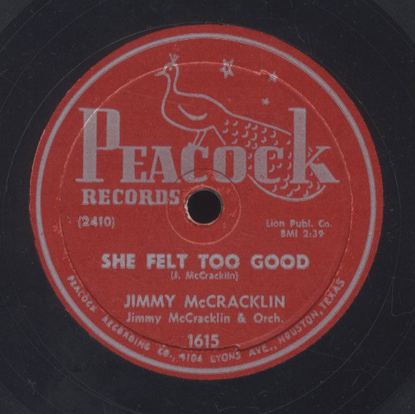 JIMMY MCRACKIN ORCHESTRA [Share And Share Alike / She Felt Too Good]