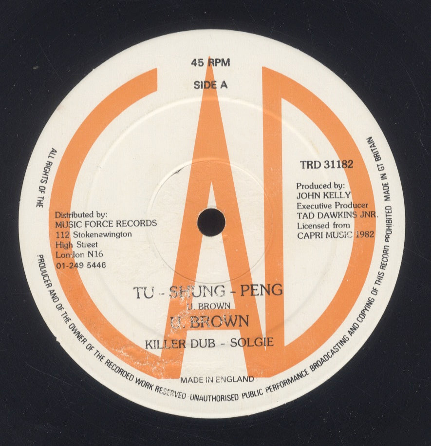 U BROWN / SOLGIE [Tu-Shung Peng / Killer Dub]