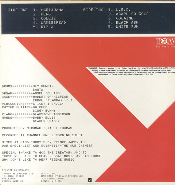 SLY AND THE REVOLUTIONARIES WITH JAH THOMAS [Black Ash Dub]