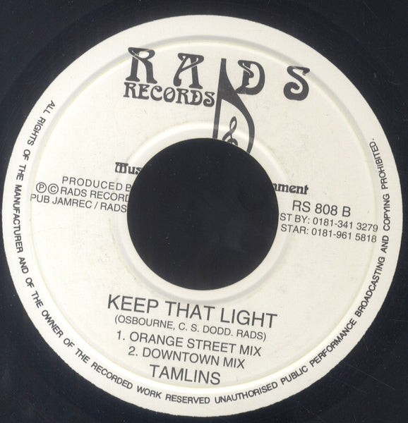 TAMLINS [Keep That Light( Orange Street Mix/Downtown Mix)]