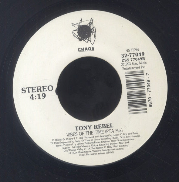 TONY REBEL [Vibes Of The Time( Classic Mix/Pta Mix )]