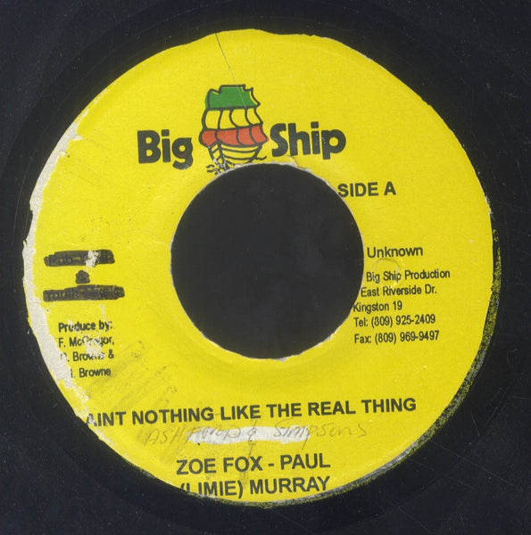 ZOE FOX/PAUL LIMIE MURREY [Ain't Nothing Like The Real Thing]