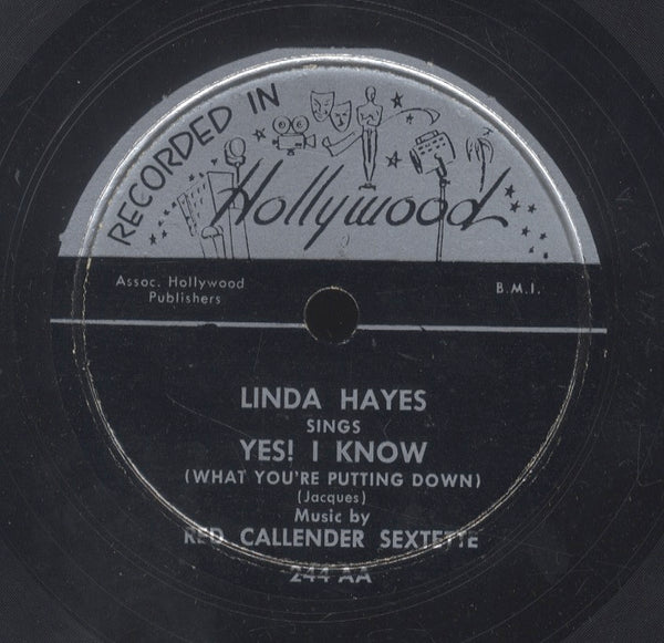 LINDA HAYES / QUE MARTYN [Yes! I Know / Sister Anne]