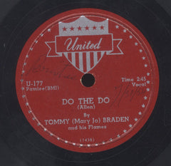 TOMMY (MARRY JO) BRADEN [Do The Do / Did You Ever See A Monkey Play A Fiddle ]