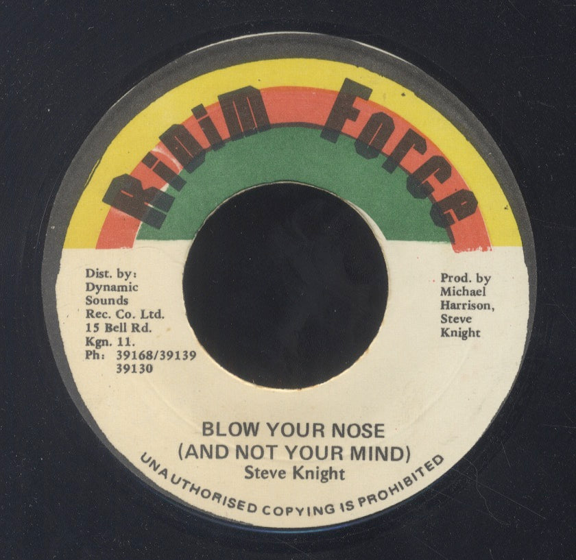 STEVE KNIGHT [Blow Your Nose (And Not Your Mind)]