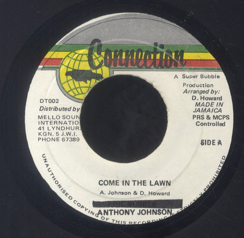 ANTHONY JOHNSON [Come In The Lawn]