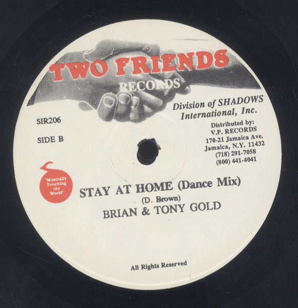 BRIAN & TONY GOLD  [Stay At Home(3mix+Version)]