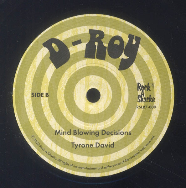 SONIA FERGUSON / TYRONE DAVID [Used To Be My Dread / Mind Blowing Decisions]