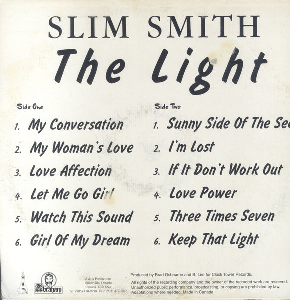 SLIM SMITH [The Light]