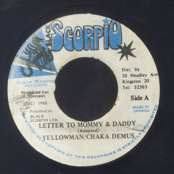 YELLOWMAN & CHAKA DEMUS [Letter To Mommy & Daddy]