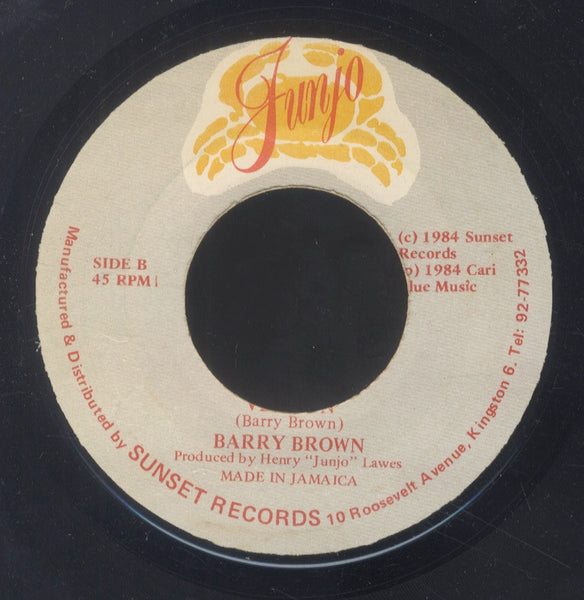 BARRY BROWN [I Can't Hide]