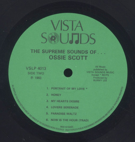 OSSIE SCOTT [The Supreme Sounds]