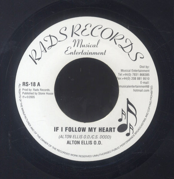 ALTON ELLIS [If I Follow My Heart]