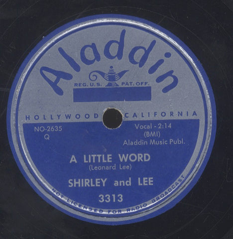 SHIRLEY & LEE [A Little Word / That's What Will Do]