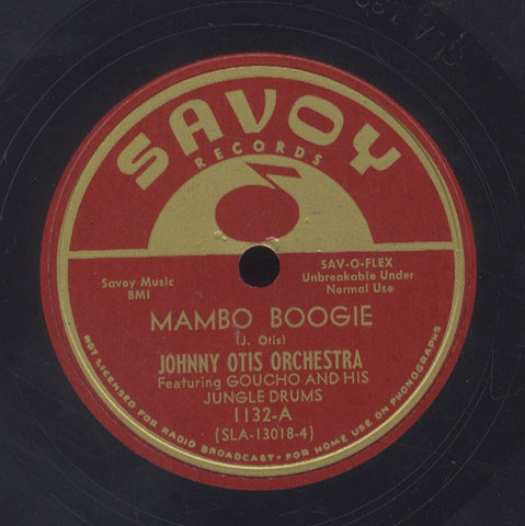 JOHNNY OTIS ORCHESTRA / ROBERT BANKS [Mambo Boogie / Mambo Blues]