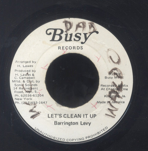 BARRINGTON LEVY [Let's Clean It Up]