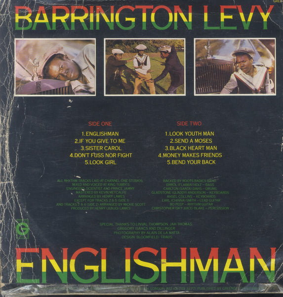 BARRINGTON LEVY [Englishman]