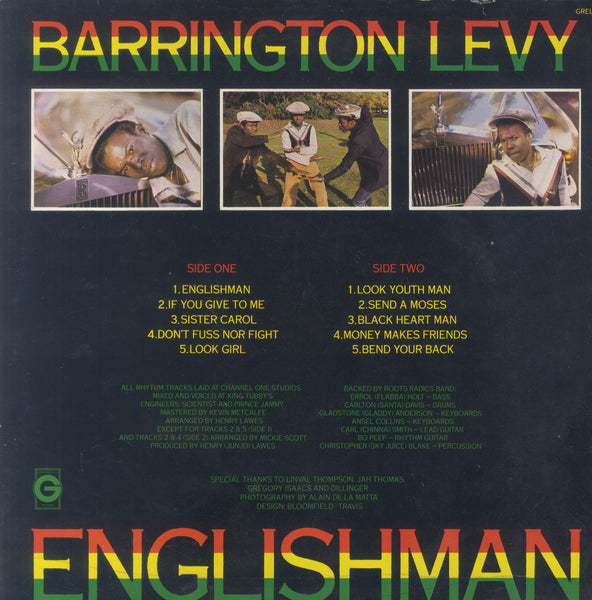 BARRINGTON LEVY [Englishman]