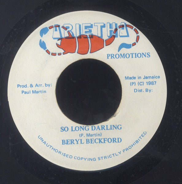 BERYL BECKFORD [So Long Darling]