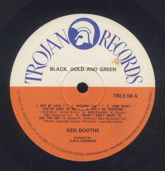 KEN BOOTHE [Black Gold & Green]
