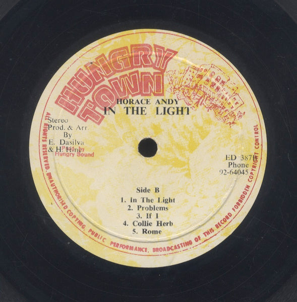 HORACE ANDY [In The Light]