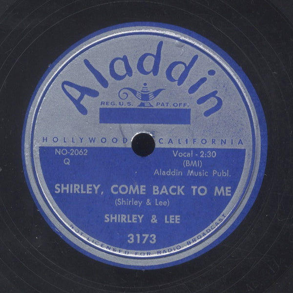 SHIRLEY & LEE [Baby / Shirley Come Back To Me]