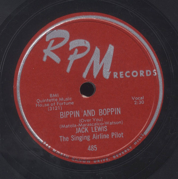 JACK LEWIS [Love Is The Sweetest Thing / Bippin And Boppin]