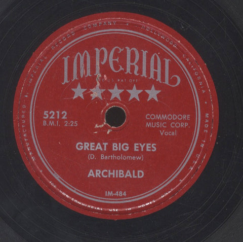 ARCHIBALD [Great Big Eye / Early Morning Blues ]