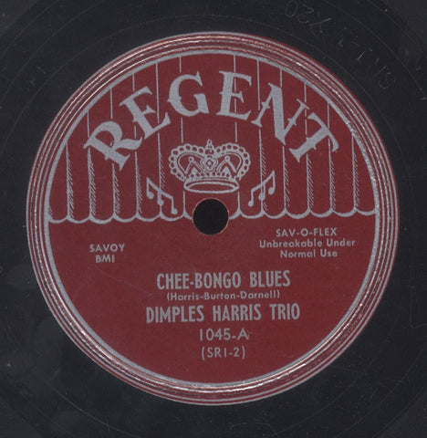 DIMPLES HARRIS TRIO  [Chee Bongo Blues / Call Me Daddy ]